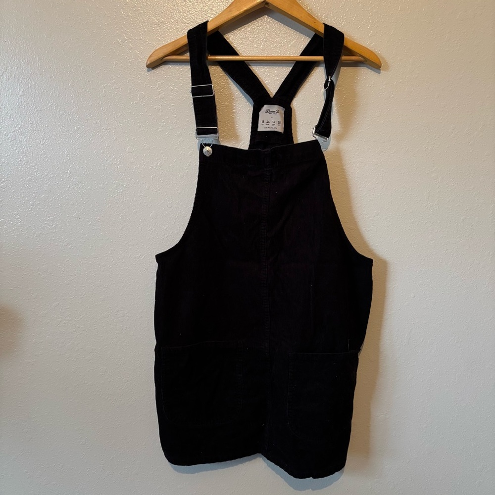 Corduroy overall dress